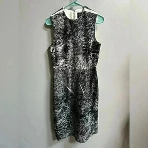 NEW | McQ by Alexander McQueen Abstract Print Sheath Dress | Women’s Size 4